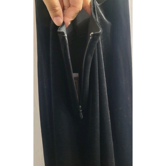 Michael Costello x REVOLVE Tawny Black Velvet Strappy Back Maxi Dress XS NWT - Picture 12 of 15